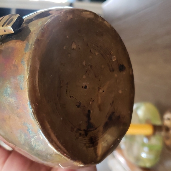 2x vintage brass and copper arabic coffee pots - Picture 6 of 9